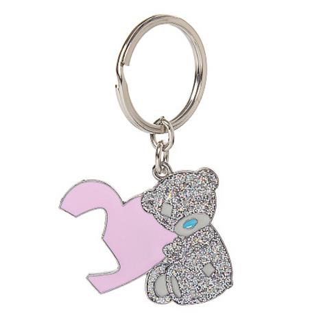 Heart & Star 2 Part Me to You Bear Key Ring Extra Image 1